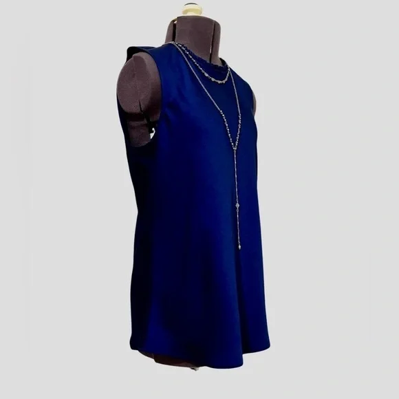 J Crew Sleeveless Ruffle-neck shell in satin-crepe Size XXS - Picture 5 of 11